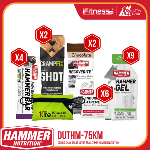 Combo Chay Dalat Ultra Trail 75Km Hammer Nutrition