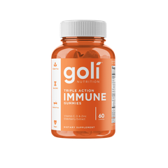 Kẹo Dẻo Tăng Sức Đề Kháng Goli Triple Action Immune Gummies 60 viên