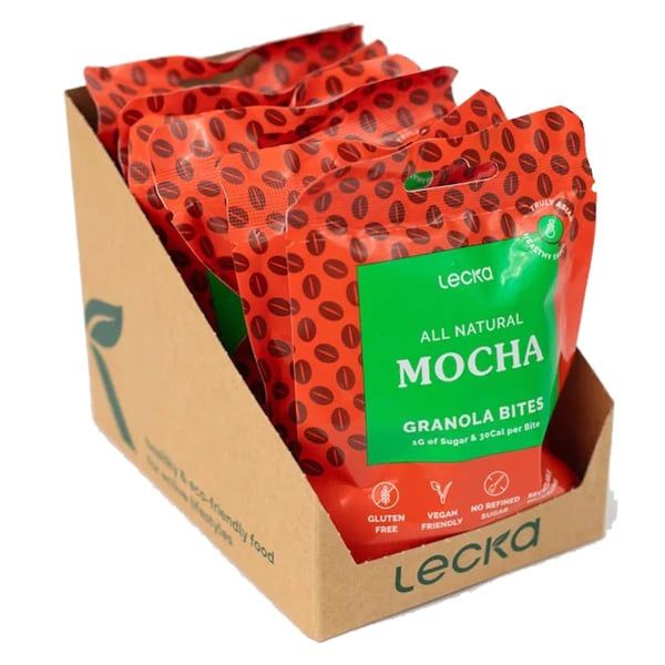 Hộp 6 Thanh năng lượng Lecka Granola Bites 40g