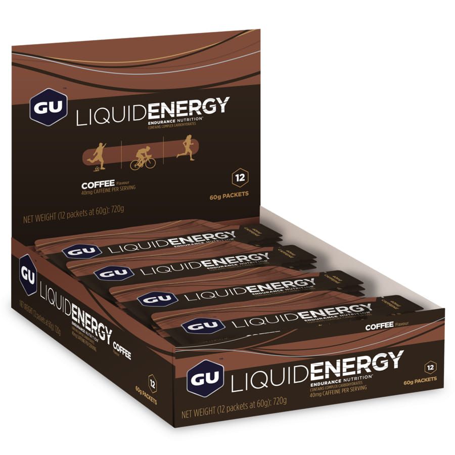 Gel Năng Lượng Dạng Nước Cho Sự Bền Bỉ GU Liquid Energy Hộp 12 Gói