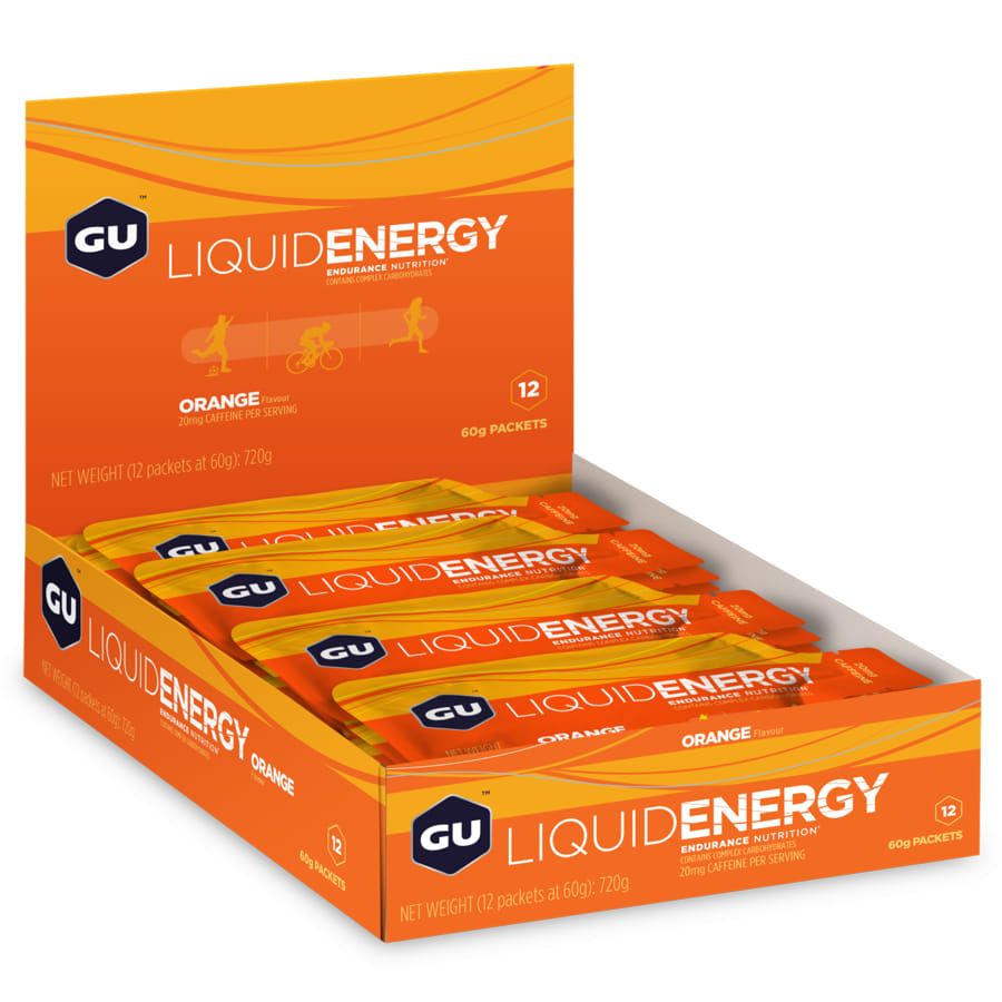 Gel Năng Lượng Dạng Nước Cho Sự Bền Bỉ GU Liquid Energy Hộp 12 Gói