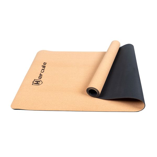 Thảm Yoga Nhung Gỗ Hercule Velvet Cork & Rubber