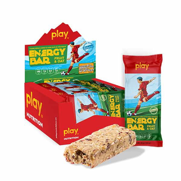 Thanh Năng Lượng Play Nutrition Energy Bar phiên bản 2.0 - Hộp 12 thanh