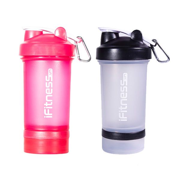 Bình lắc iFitness Pro Shaker 4-in-1 Cao Cấp