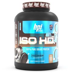 BPI ISO HD 4.8lbs (2.17kg) - 100% Pure Whey Protein Isolate, 3 Mùi