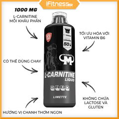 Nước Uống Giảm Mỡ Cắt Nét L-Carnitine Mammut Nutrition - 1000ml