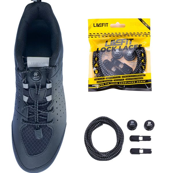 Dây giày thông minh phản quang 3 vạch LiveFit Lock Laces