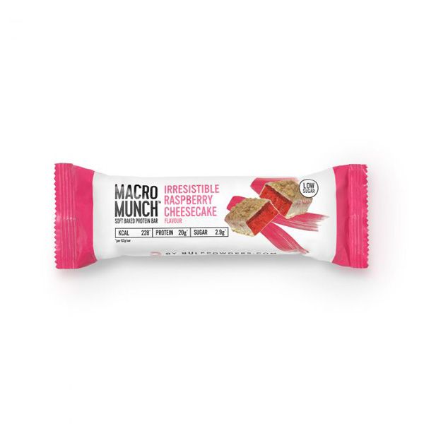 Bánh Protein Bulk Powders Macro Munch Protein Bar 62g - 6 mùi