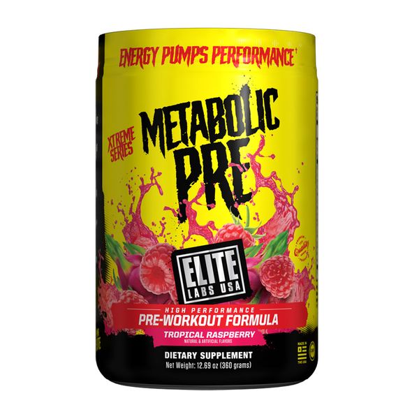 GIFT Sữa Uống Trước Khi Tập Metabolic Pre-Workout Tropical Rasberry 360g