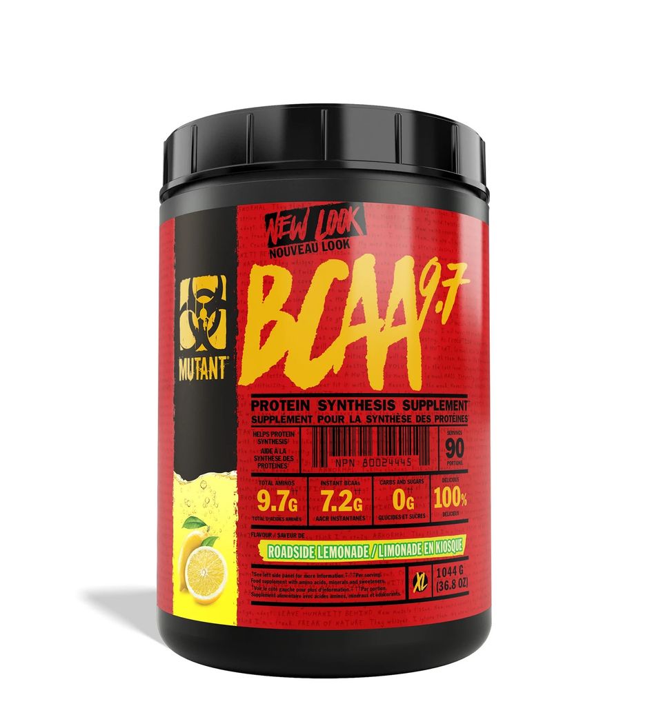 Sữa tăng sức bền phục hồi chống đau mỏi cơ Mutant BCAA 9.7 Hộp 1044g