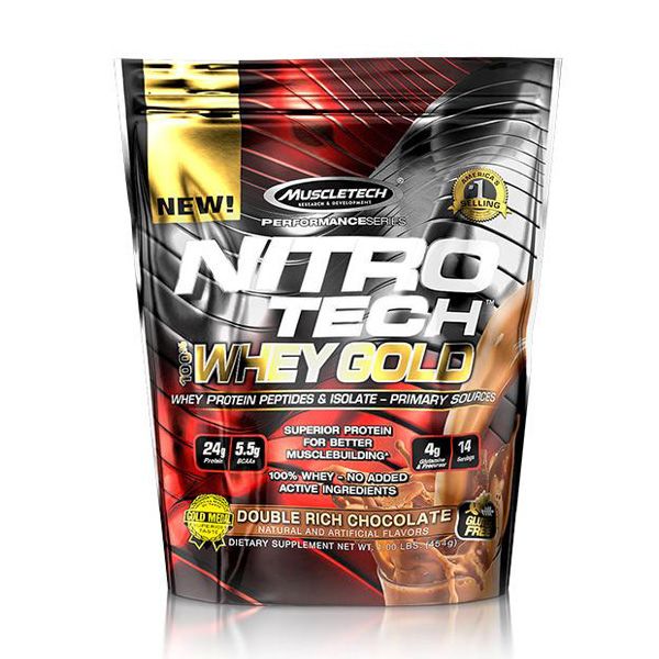 Sữa tăng cơ NitroTech Whey Gold 454g