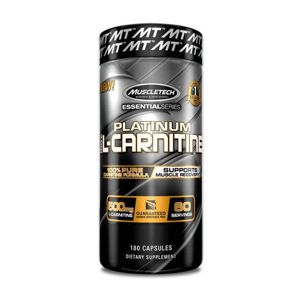 Viên Uống Giảm Cân MuscleTech Platinum L-Carnitine 60/180 Viên