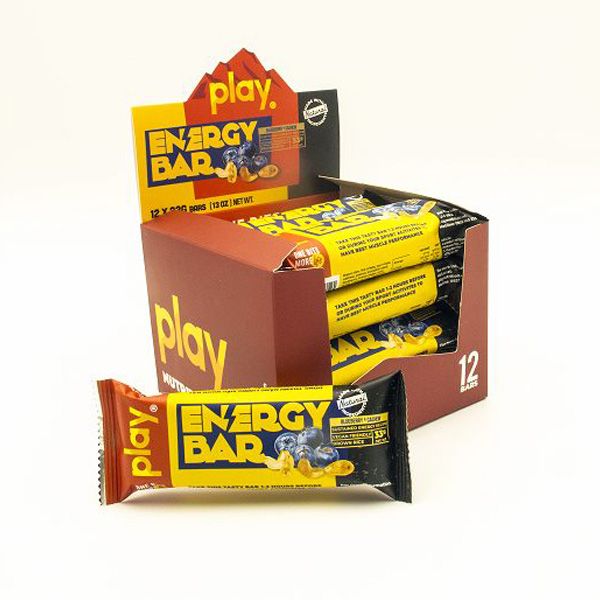 Thanh năng lượng Play Nutrition Energy Bar Vị Việt Quất và Hạt Điều  - 33g