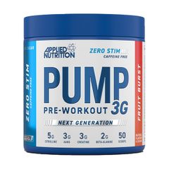 Sữa uống trước khi tập Applied Nutrition Pump 3G Pre Workout Caffeine Free 375G