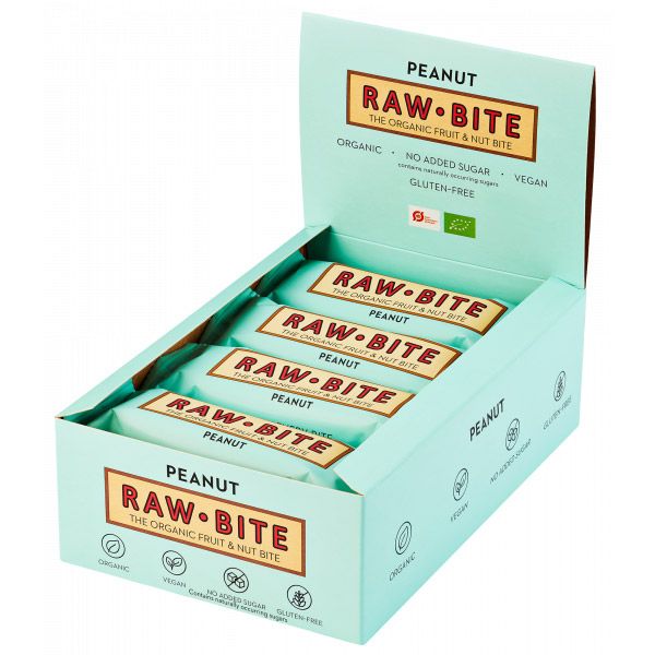 Hộp 12 Thanh Dinh Dưỡng Hữu Cơ Từ Hạt và Trái cây RAWBITE 50g - 8 mùi