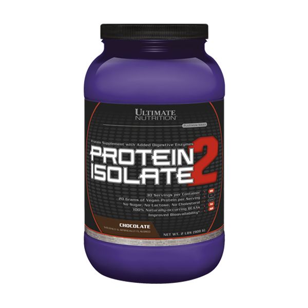 Ultimate Nutrition Protein Isolate 2 Chocolate 908g