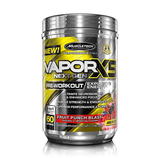 Sữa Uống Trước Khi Tập VaporX5 Next Gen Pre-Workout 531g