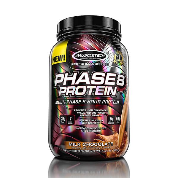 Sữa Tăng Cơ Whey Protein Phase 8 - 907g 2 mùi