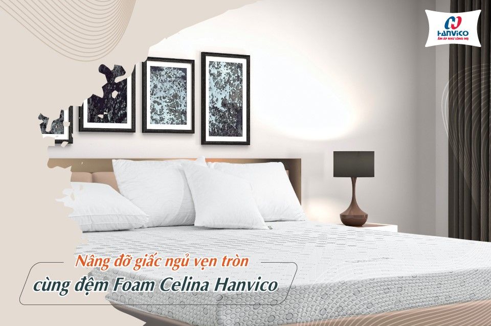 Đệm Foam Celina Hanvico 160*200*15cm