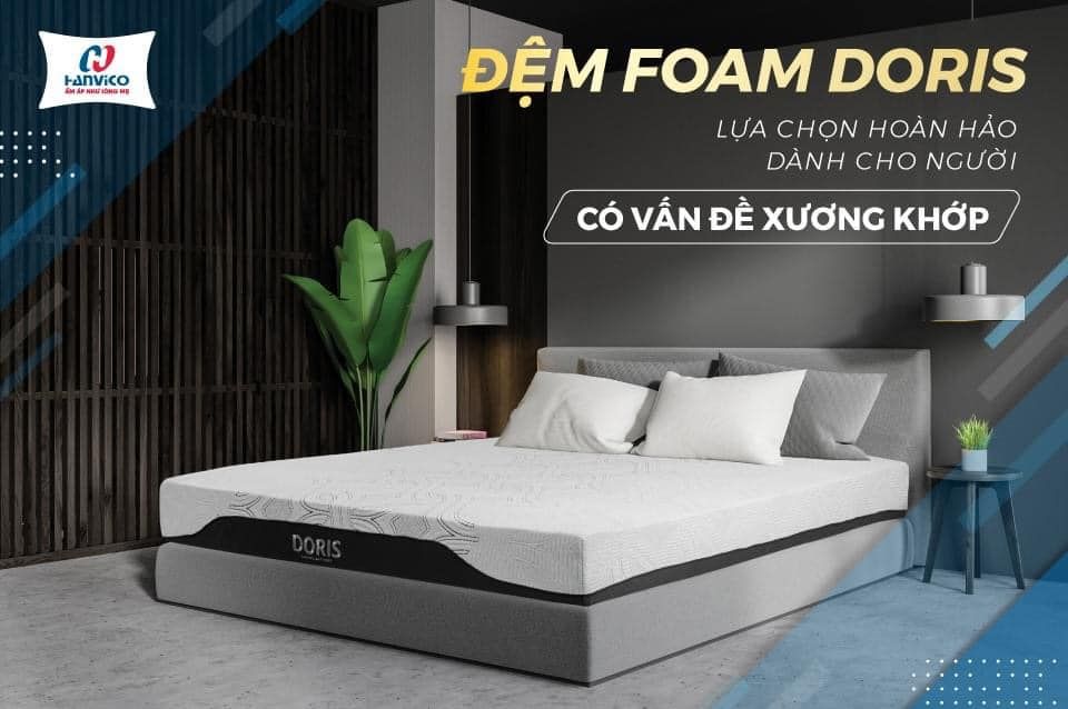 Đệm Foam Doris Hanvico 160*200*20cm