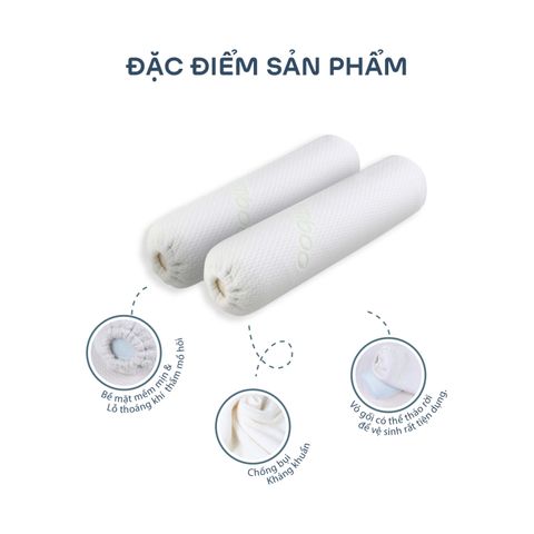 Gối chặn cho bé sợi tre Bamboo, đai có thể tháo rời Comfybaby N06