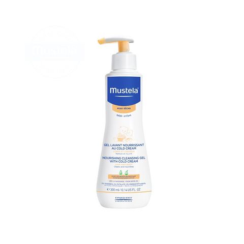 Gel tắm da khô Mustela 300ml