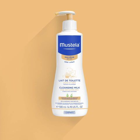 Gel tắm da khô Mustela 300ml