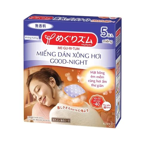 Miếng dán xông hơi MegRhythm Good-Night không hương