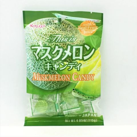 Kẹo vị dưa lưới Kasugai Muskmelon Candy 115g (12x2)