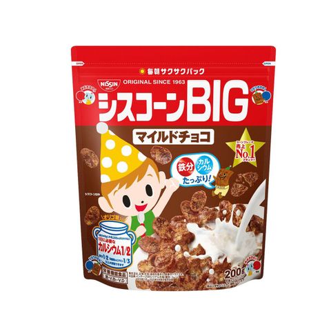 Ngũ cốc giòn ăn liền Nissin Ciscorn BIG mild Chocolate 200g