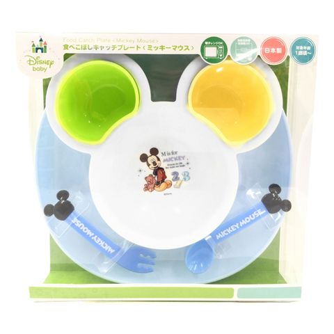 Bộ bát thìa dĩa tập ăn Nishiki Kasei hình Mickey (hộp)