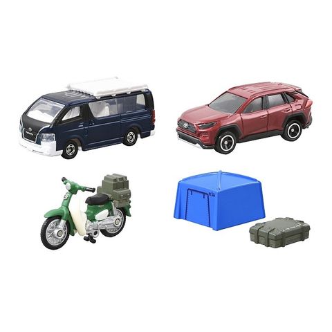 Tomica Let's Go With Tomica Auto Camp Set