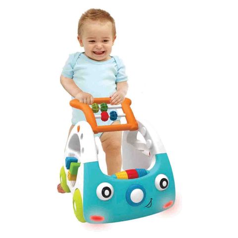 Xe ô tô infantino hỗ trợ tập đi kiêm tập đứng, và chơi bóng 3 trong 1 Senso' 3-in-1 Discovery Car