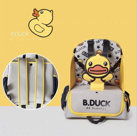 Balo đựng đồ kiêm ghế ăn đa năng có thể gấp gọn Bduck 2in1