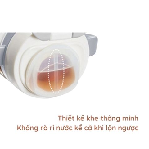 Bình nước Combi LakuMug bước 5 dung tích 240ml cá xanh