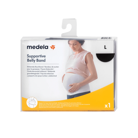 Đai đỡ bụng MEDELA Supportive Belly band size L màu đen