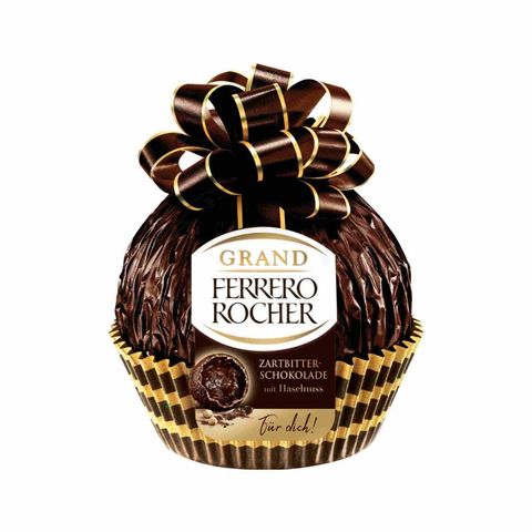 Quả cầu Sô cô la Ferrero Rocher hạt phỉ nơ nâu 125g