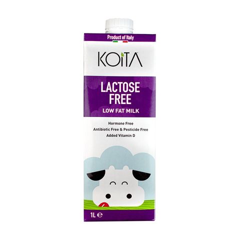 Thực phẩm bổ sung: Sữa bò ít béo không lactose Koita 200ml