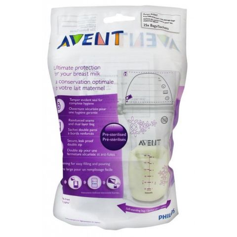 Túi trữ sữa Avent 25c 180ml