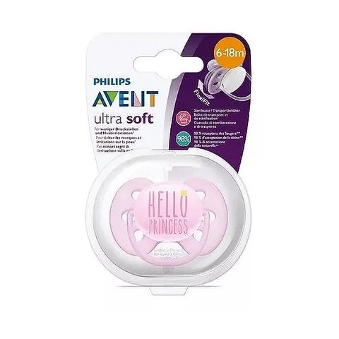 Ty ngậm siêu mềm Avent cho bé từ 6-18M vỉ đơn