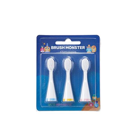 Đầu bàn chải đánh răng BRUSH MONSTER model BMT100-RB Set 3 chiếc