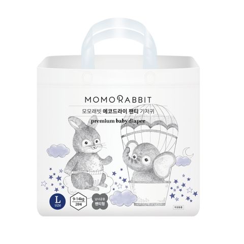 Bỉm quần ban đêm Momo Rabbit Baby Panty Diapers size L28