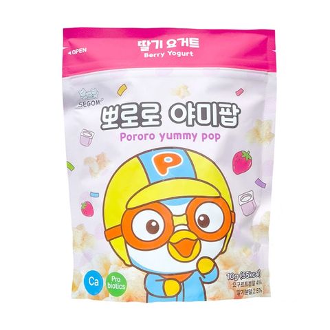 Bánh Pororo vị sữa chua dâu 10 gr