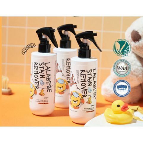 Nước xịt tẩy vết bẩn thuần chay Lalabebe K-mom Hàn Quốc hương quả mâm xôi 280ml