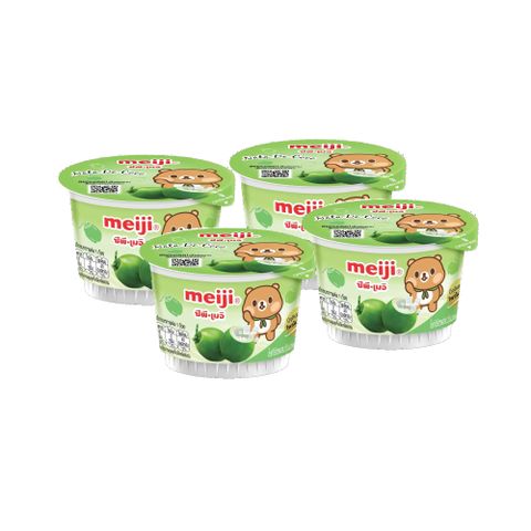 Sữa chua Meiji thạch dừa 90g lốc 4 hộp