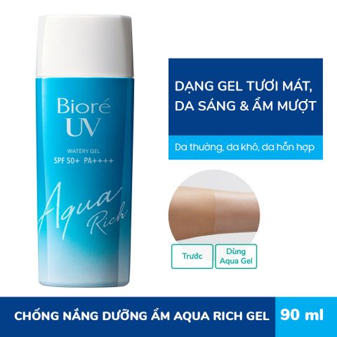 Kem chống nắng màng nước dưỡng ẩm Bioré UV Aqua Rich