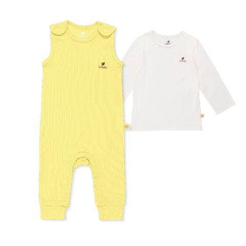 Set Romper Lullaby SN + T.Shirt NH413M - Vàng