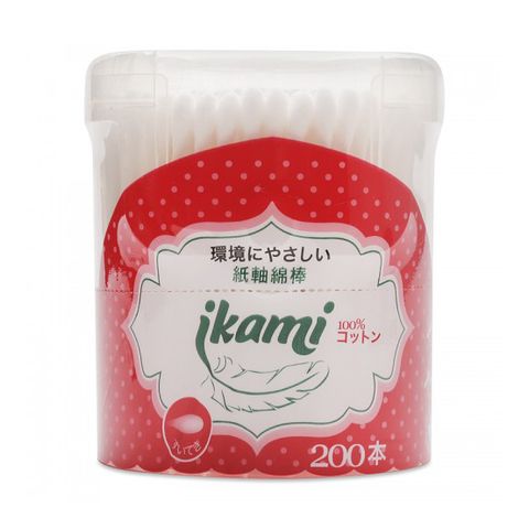 Tăm bông Ikami Regular 2 đầu thường loại 200 cái/hộp