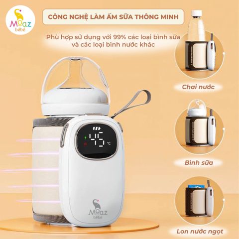 Túi ủ bình sữa tích điện di động Moaz BéBé MB 081