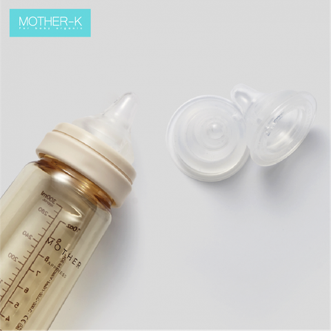 Núm ti Mother-K Silicone set 2 chiếc size SS